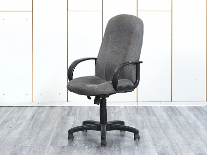 Офисное кресло руководителя   Ткань Серый   (КРТС-24044)